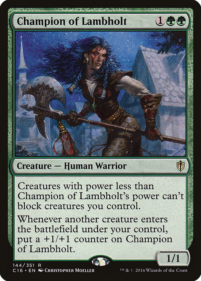 Champion of Lambholt [Commander 2016] | Tables and Towers