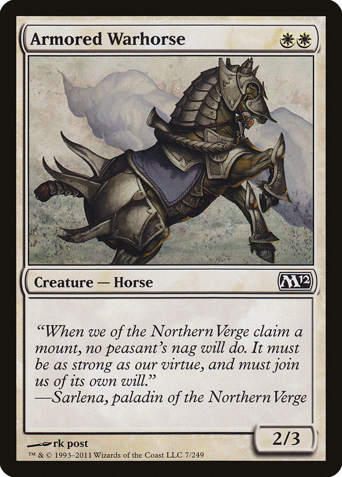 Armored Warhorse [Magic 2012] | Tables and Towers