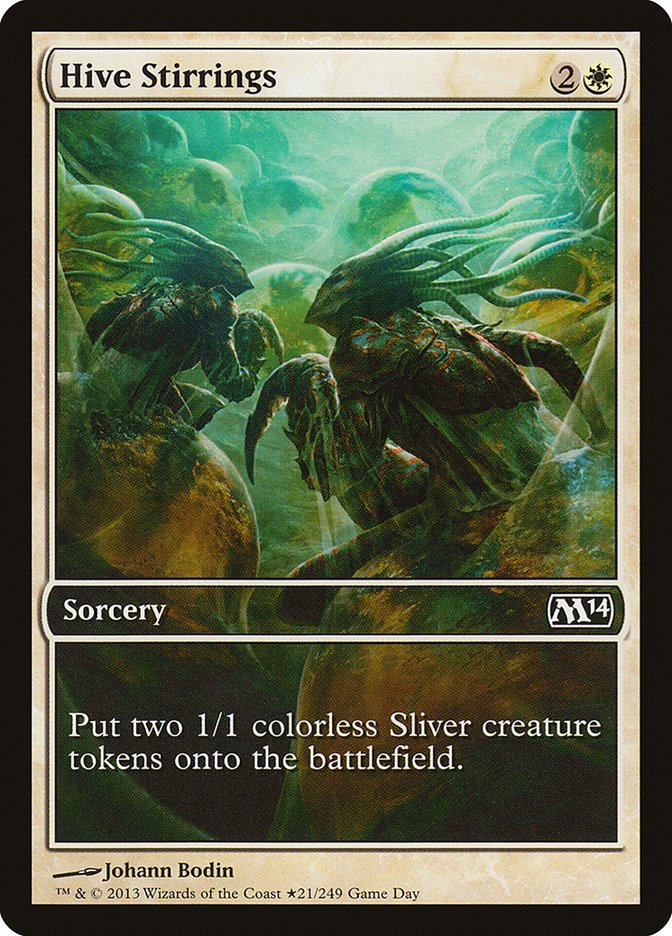 Hive Stirrings (Game Day) [Magic 2014 Promos] | Tables and Towers