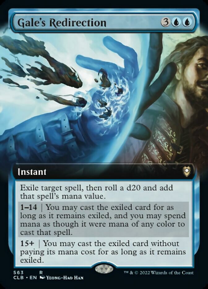 Gale's Redirection (Extended Art) [Commander Legends: Battle for Baldur's Gate] | Tables and Towers