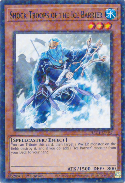 Shock Troops of the Ice Barrier (Duel Terminal) [HAC1-EN037] Common | Tables and Towers