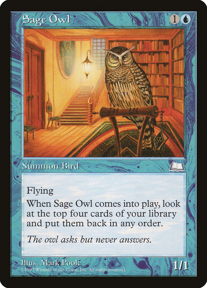 Sage Owl [Weatherlight] | Tables and Towers