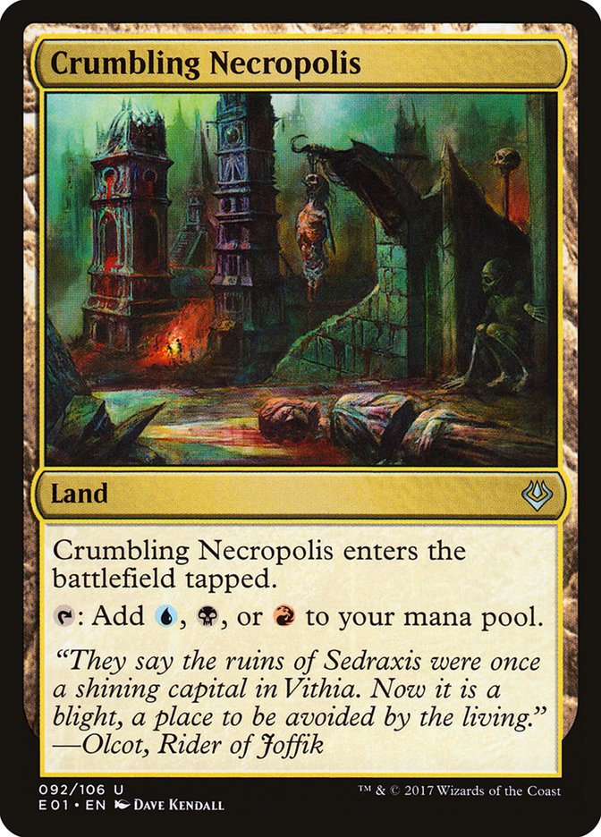 Crumbling Necropolis [Archenemy: Nicol Bolas] | Tables and Towers