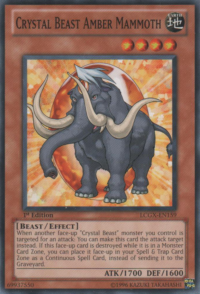 Crystal Beast Amber Mammoth [LCGX-EN159] Common | Tables and Towers