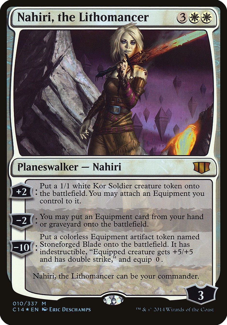 Nahiri, the Lithomancer (Oversized) [Commander 2014 Oversized] | Tables and Towers