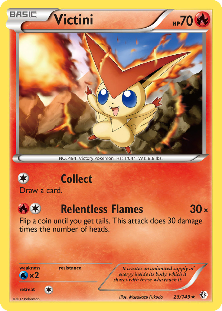 Victini (23/149) [Black & White: Boundaries Crossed] | Tables and Towers