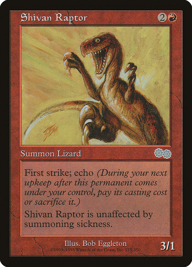 Shivan Raptor [Urza's Saga] | Tables and Towers