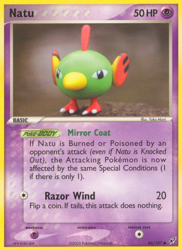 Natu (66/107) [EX: Deoxys] | Tables and Towers