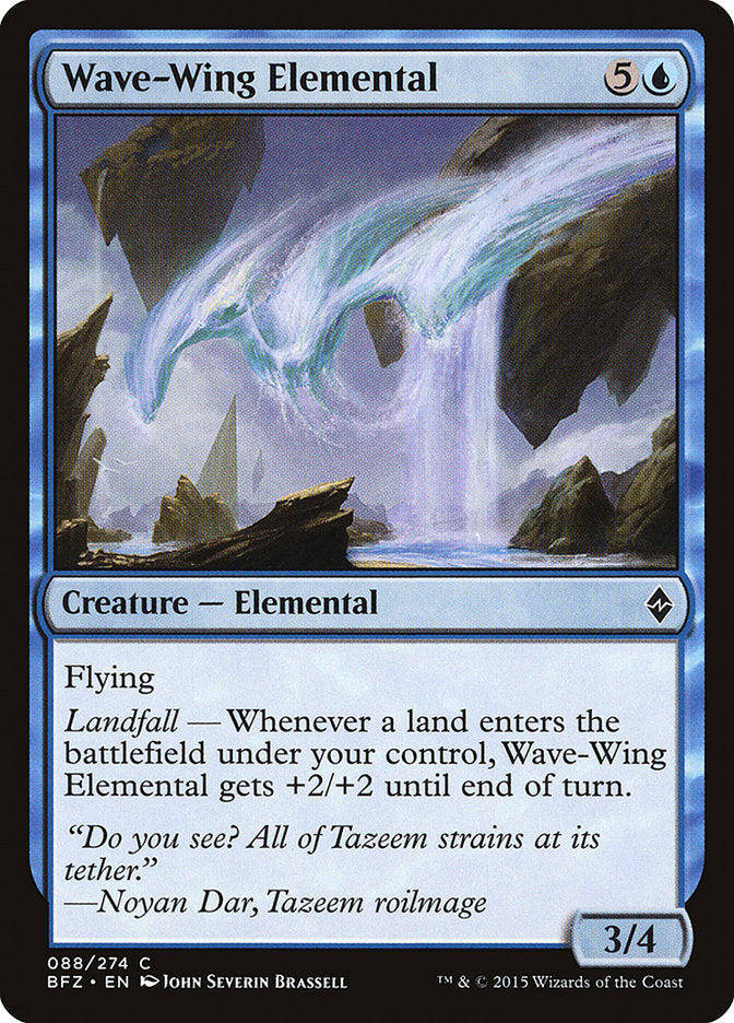 Wave-Wing Elemental [Battle for Zendikar] | Tables and Towers