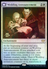 Wedding Announcement // Wedding Festivity [Innistrad: Crimson Vow Prerelease Promos] | Tables and Towers