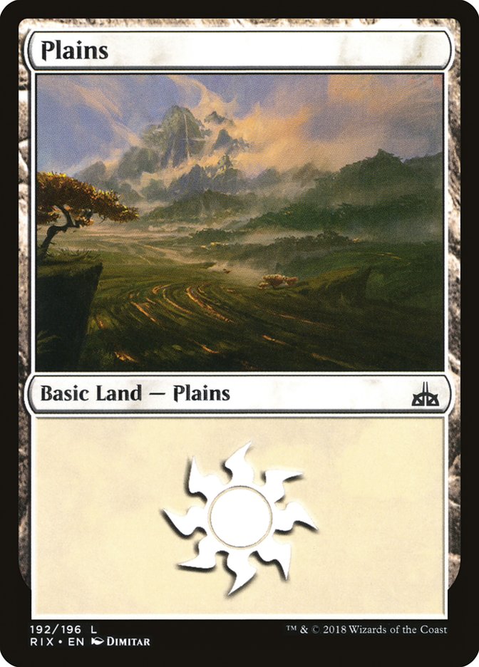 Plains (192) [Rivals of Ixalan] | Tables and Towers