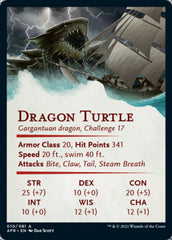 Dragon Turtle Art Card [Dungeons & Dragons: Adventures in the Forgotten Realms Art Series] | Tables and Towers