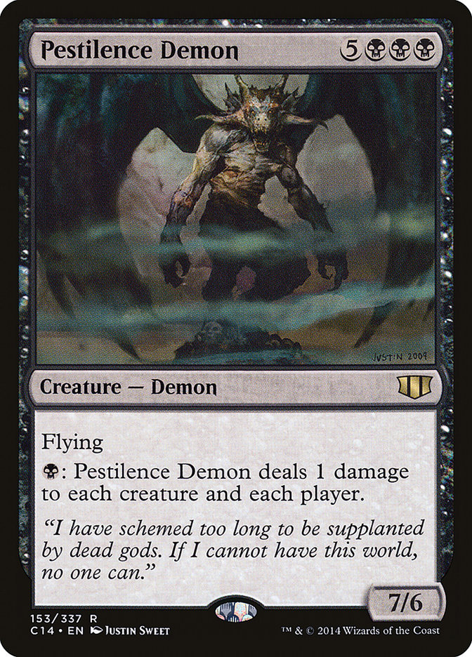 Pestilence Demon [Commander 2014] | Tables and Towers