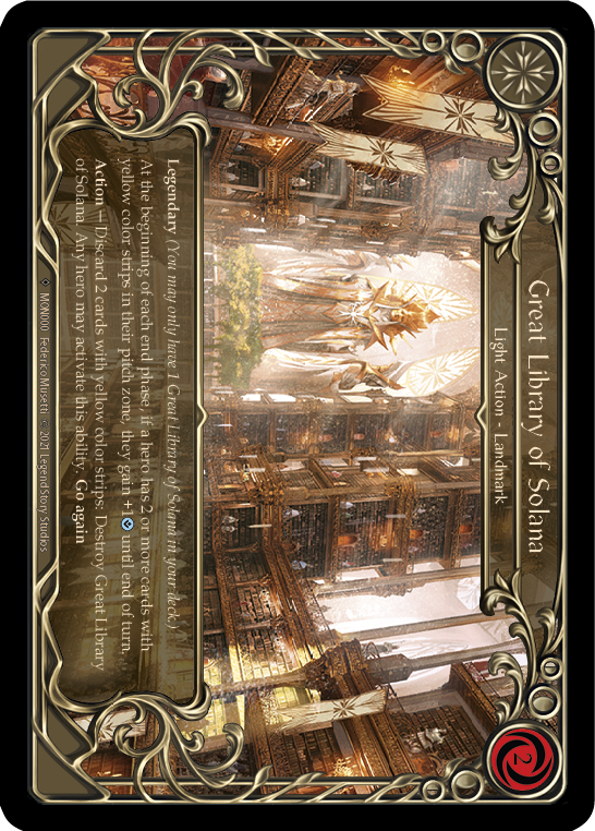 Great Library of Solana [U-MON000-RF] (Monarch Unlimited)  Unlimited Rainbow Foil | Tables and Towers