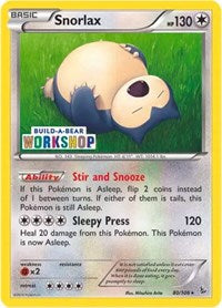 Snorlax (80/106) (Build-a-Bear Workshop Exclusive) [XY: Flashfire] | Tables and Towers