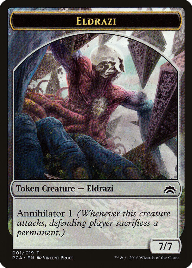 Eldrazi Spawn (002) // Eldrazi Double-Sided Token [Planechase Anthology Tokens] | Tables and Towers