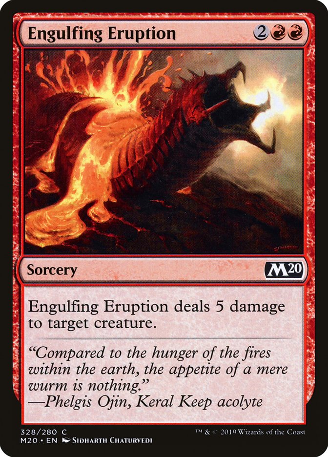 Engulfing Eruption [Core Set 2020] | Tables and Towers