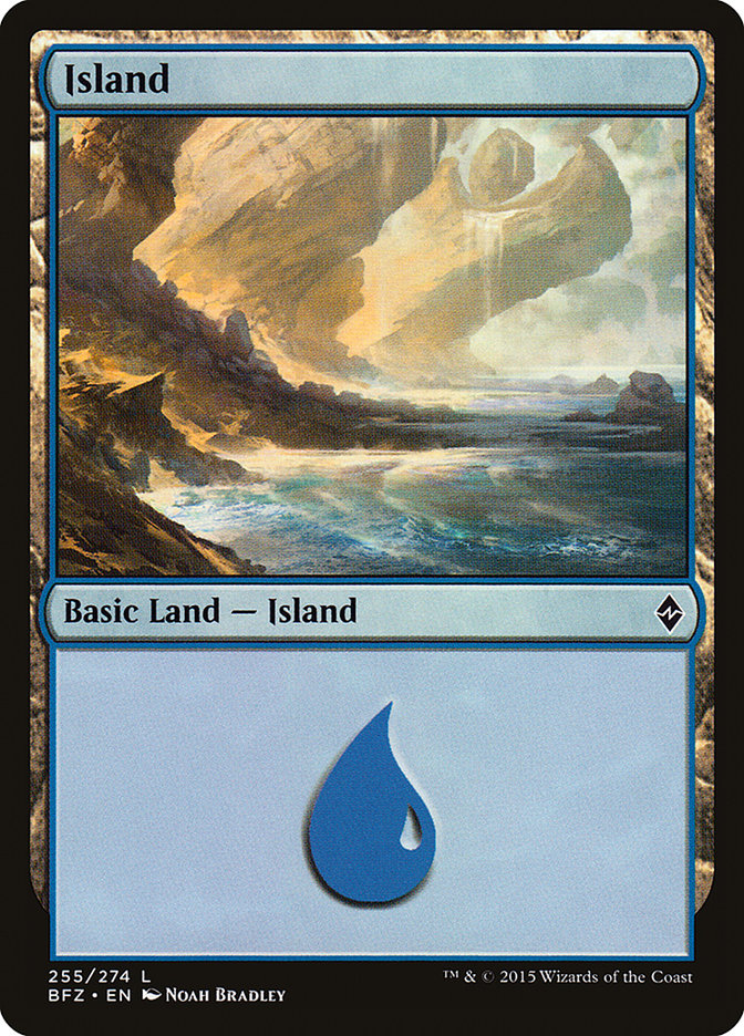 Island (255) [Battle for Zendikar] | Tables and Towers