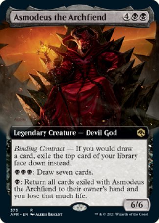 Asmodeus the Archfiend (Extended Art) [Dungeons & Dragons: Adventures in the Forgotten Realms] | Tables and Towers