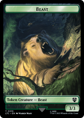 Beast // Treefolk Double Sided Token [The Lord of the Rings: Tales of Middle-Earth Commander Tokens] | Tables and Towers