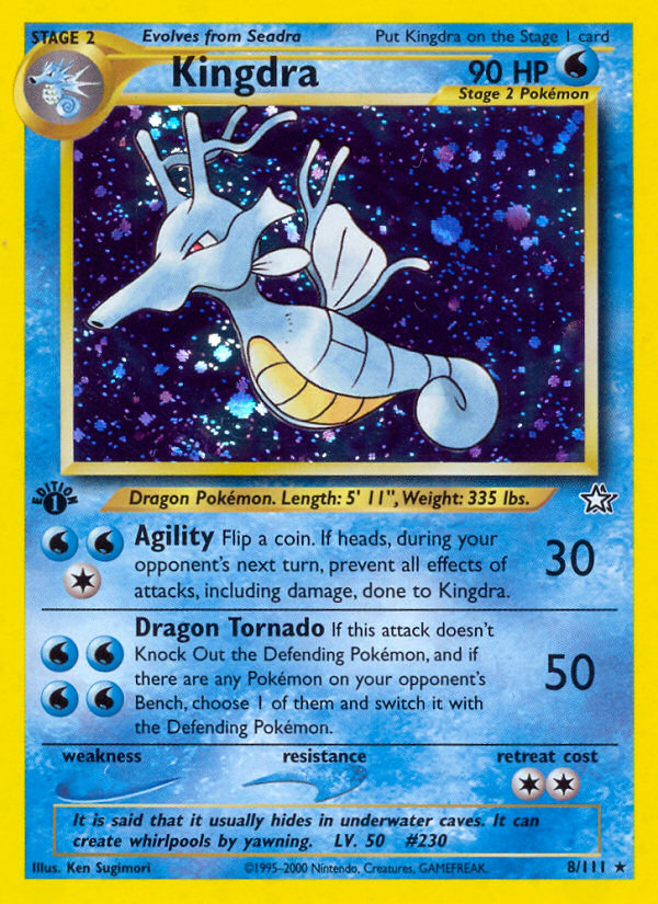 Kingdra (8/111) [Neo Genesis 1st Edition] | Tables and Towers