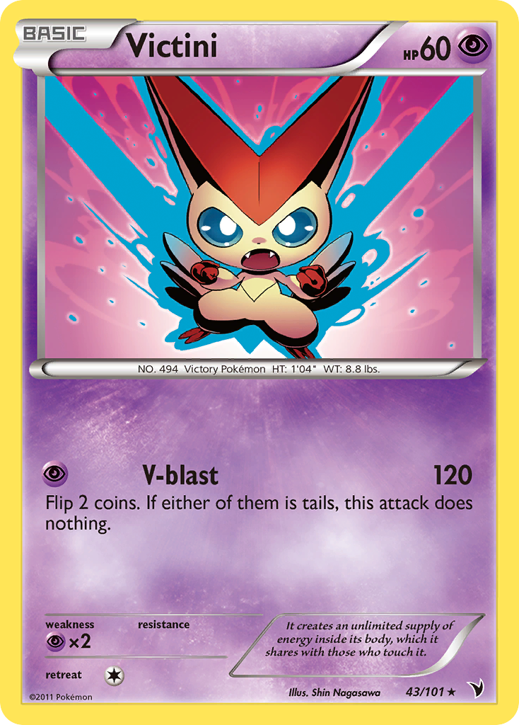 Victini (43/101) [Black & White: Noble Victories] | Tables and Towers