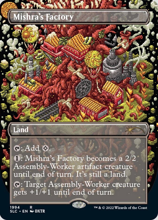 Mishra's Factory (Borderless) [Secret Lair 30th Anniversary Countdown Kit] | Tables and Towers