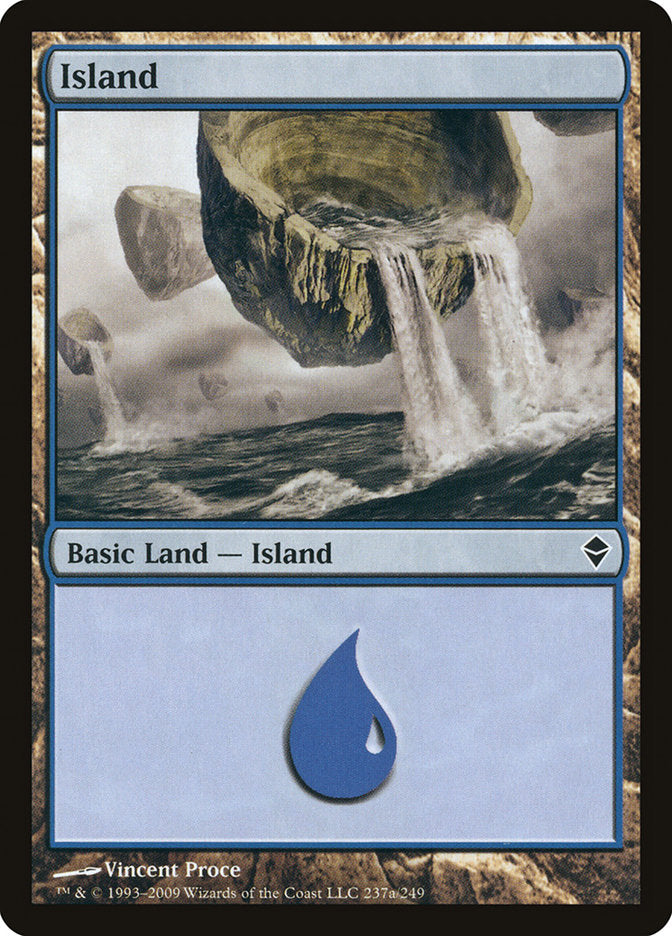 Island (237a) [Zendikar] | Tables and Towers