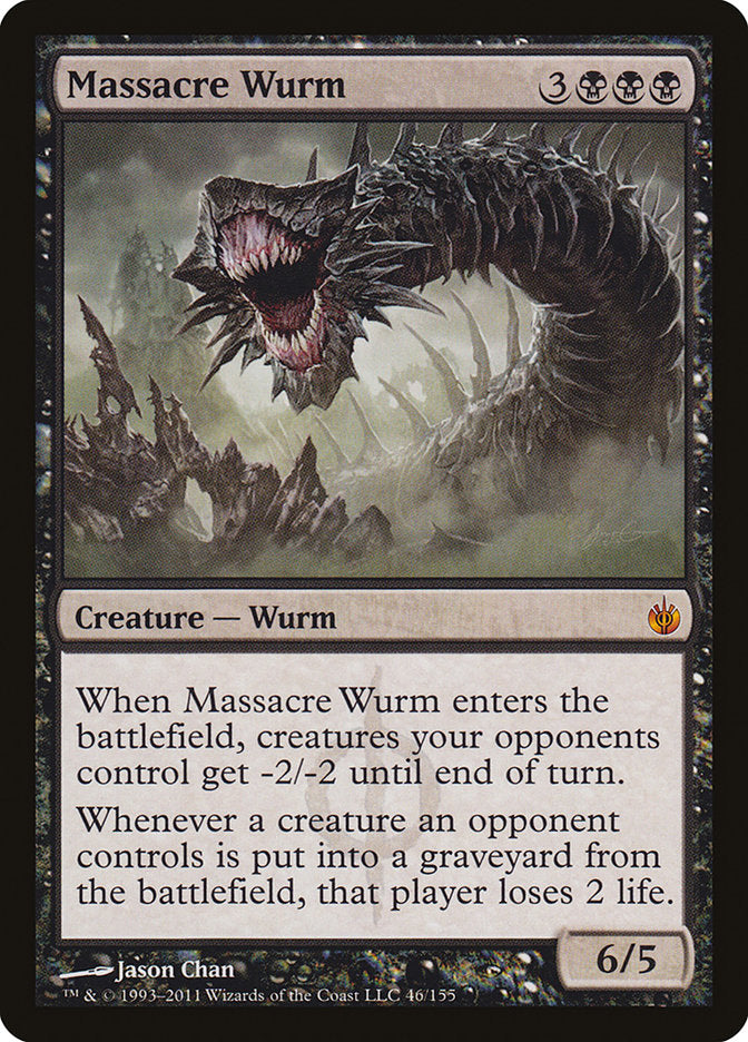 Massacre Wurm [Mirrodin Besieged] | Tables and Towers