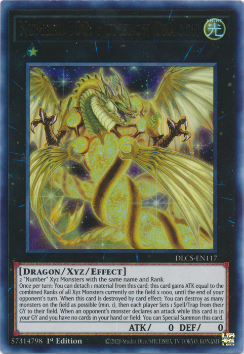 Number 100: Numeron Dragon [DLCS-EN117] Ultra Rare | Tables and Towers