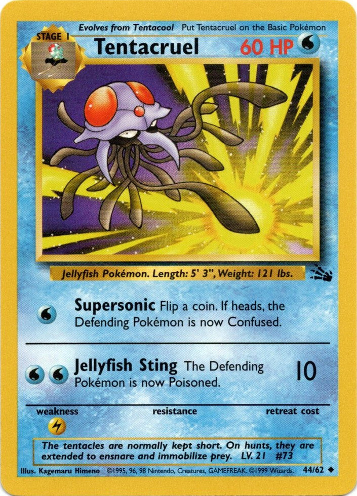 Tentacruel (44/62) [Fossil Unlimited] | Tables and Towers