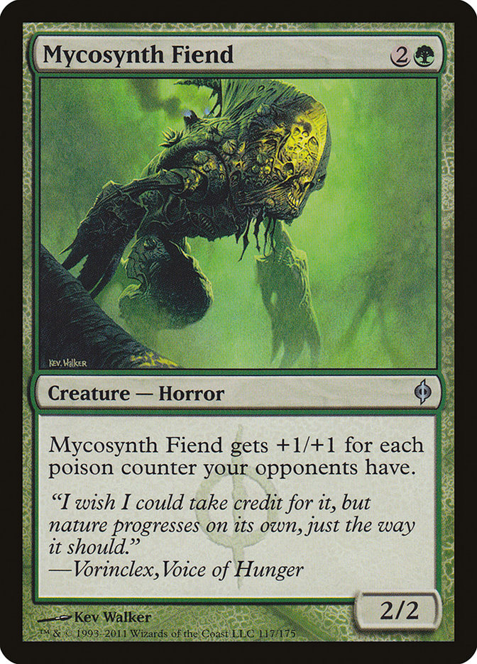 Mycosynth Fiend [New Phyrexia] | Tables and Towers