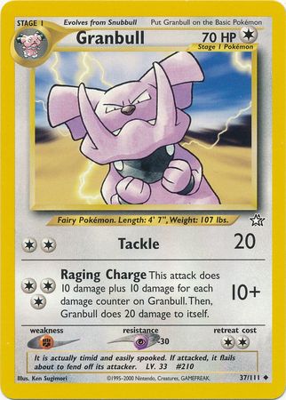 Granbull (37/111) [Neo Genesis Unlimited] | Tables and Towers