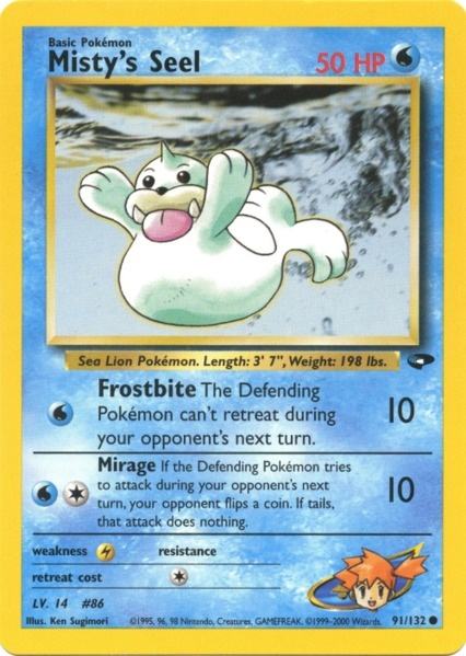 Misty's Seel (91/132) [Gym Challenge Unlimited] | Tables and Towers