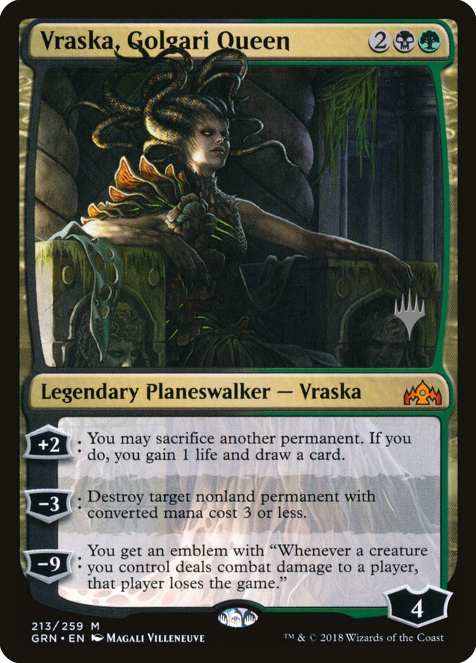 Vraska, Golgari Queen (Promo Pack) [Guilds of Ravnica Promos] | Tables and Towers