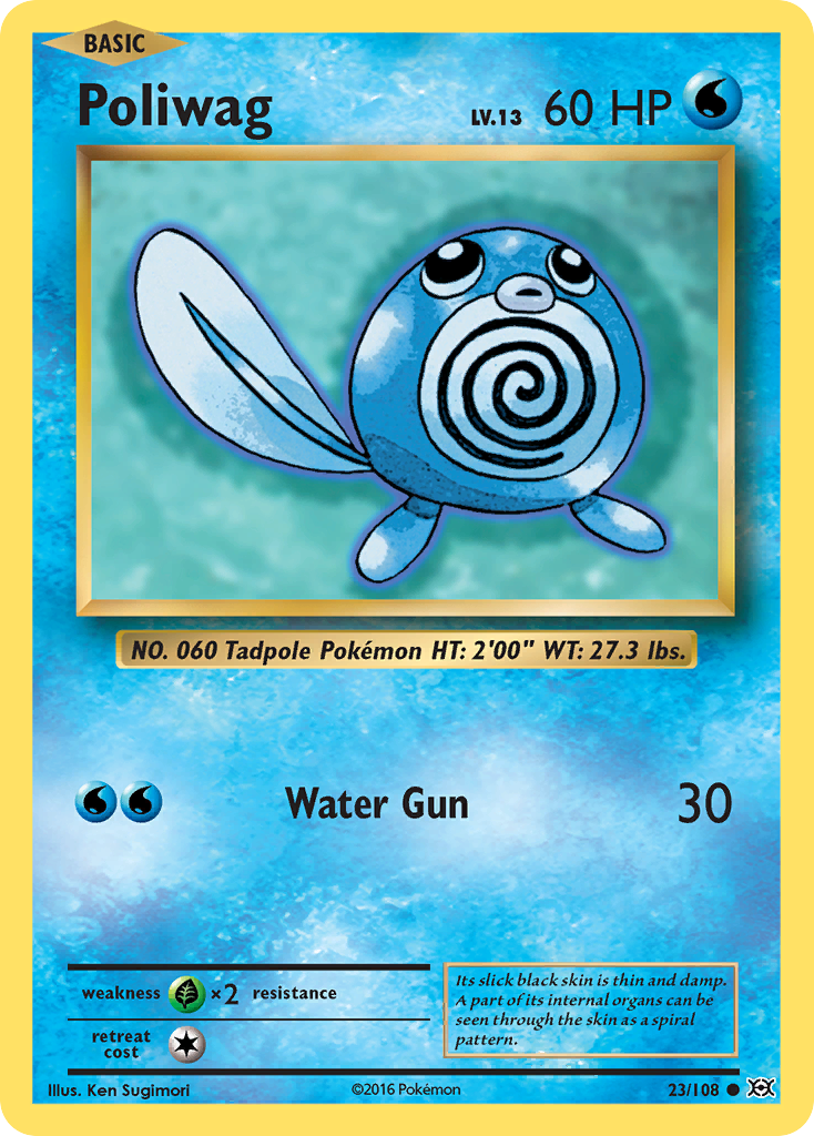 Poliwag (23/108) [XY: Evolutions] | Tables and Towers