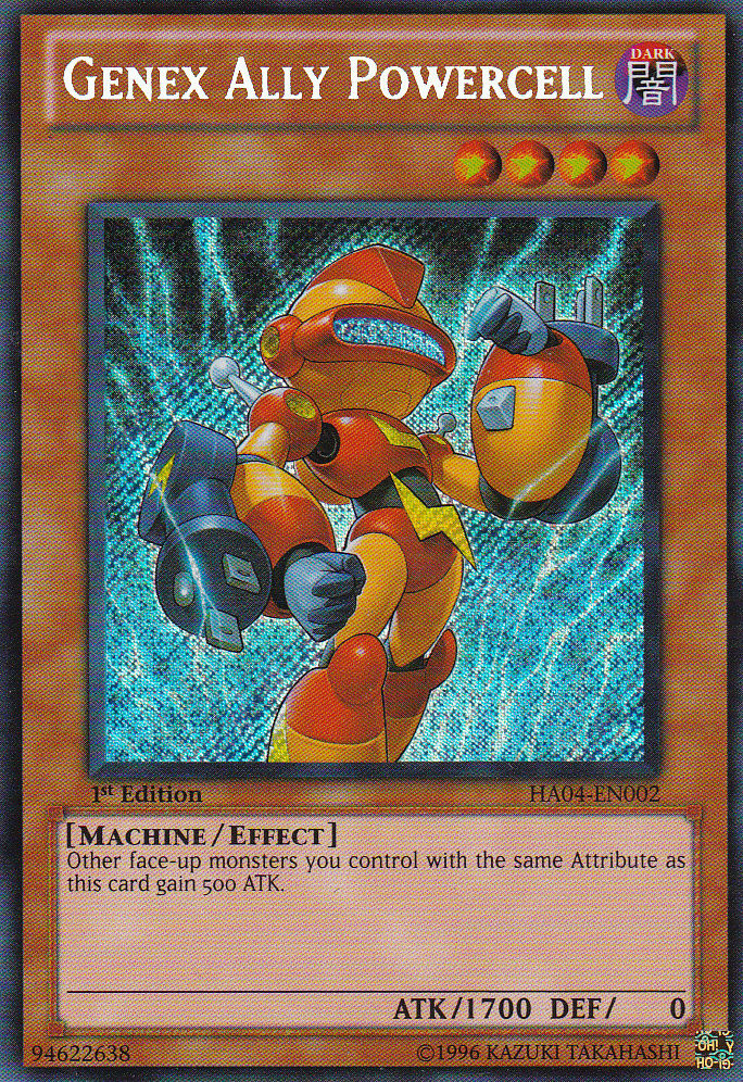 Genex Ally Powercell [HA04-EN002] Secret Rare | Tables and Towers