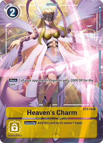 Heaven's Charm [ST3-14] (Tamer's Evolution Box) [Starter Deck: Heaven's Yellow Promos] | Tables and Towers