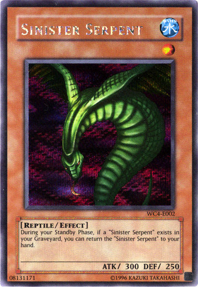 Sinister Serpent [WC4-E002] Prismatic Secret Rare | Tables and Towers