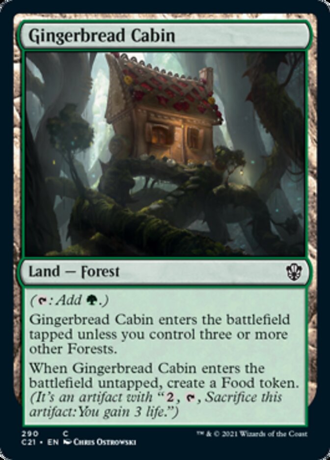 Gingerbread Cabin [Commander 2021] | Tables and Towers