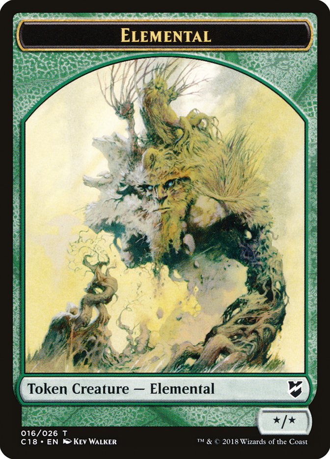 Elemental Token [Commander 2018 Tokens] | Tables and Towers