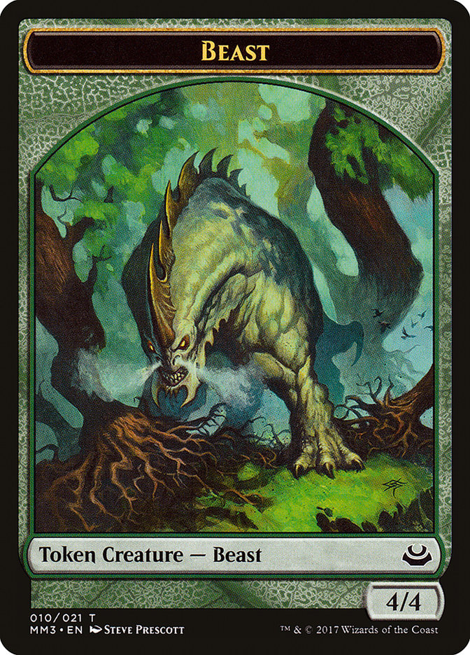 Beast Token (010/021) [Modern Masters 2017 Tokens] | Tables and Towers