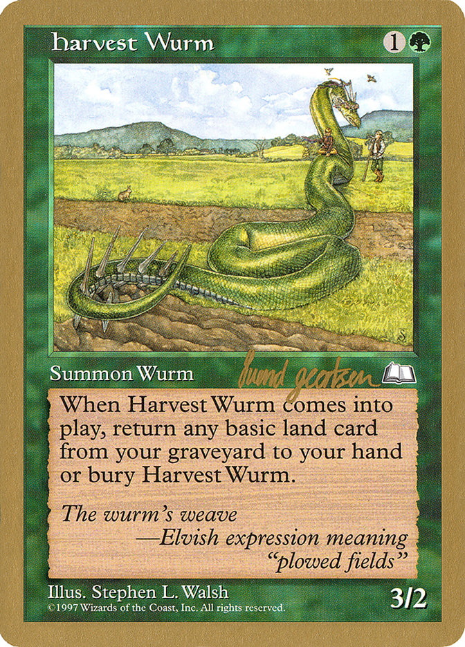 Harvest Wurm (Svend Geertsen) [World Championship Decks 1997] | Tables and Towers