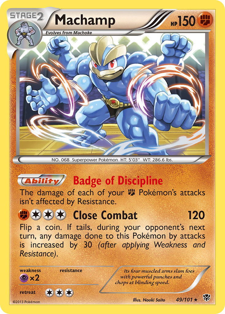 Machamp (49/101) [Black & White: Plasma Blast] | Tables and Towers