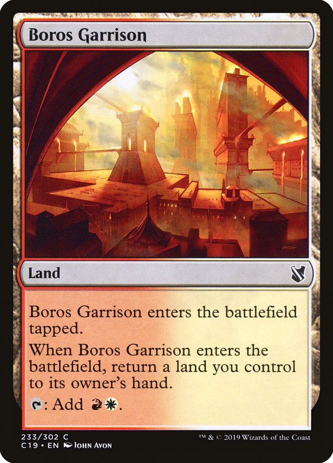 Boros Garrison [Commander 2019] | Tables and Towers