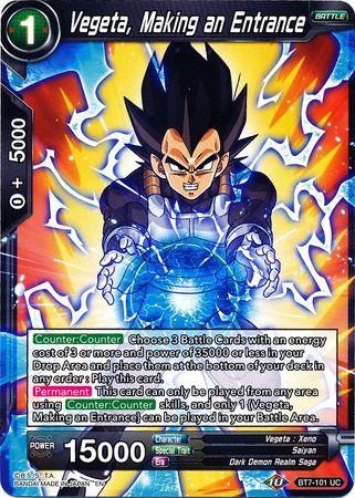 Vegeta, Making an Entrance (BT7-101) [Assault of the Saiyans] | Tables and Towers