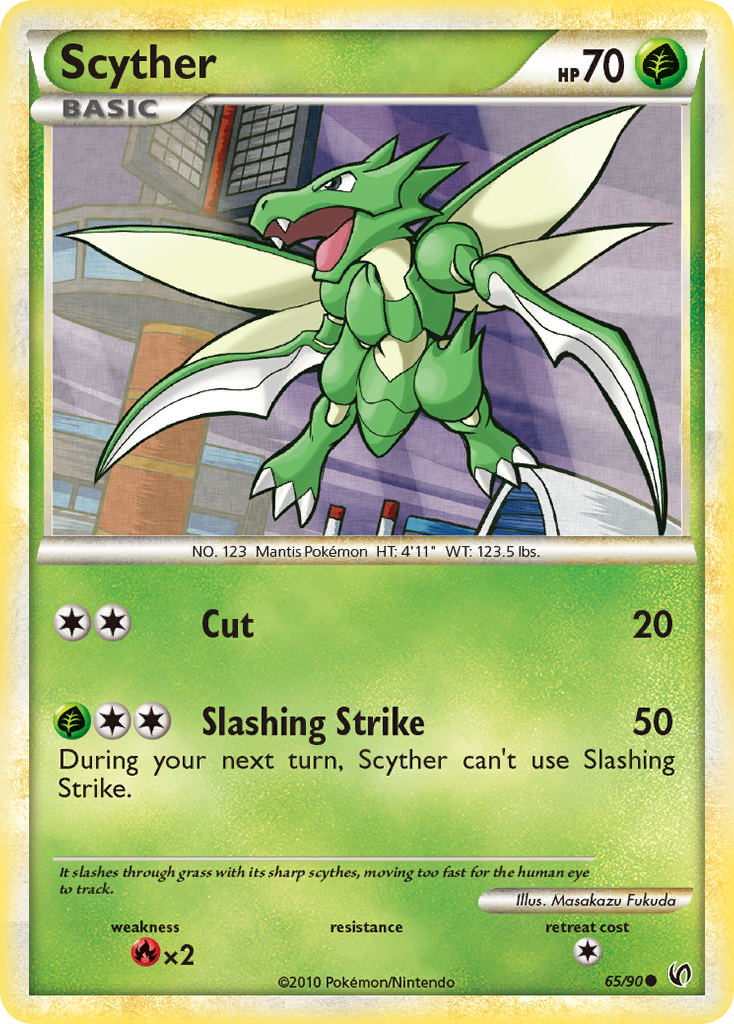 Scyther (65/90) [HeartGold & SoulSilver: Undaunted] | Tables and Towers