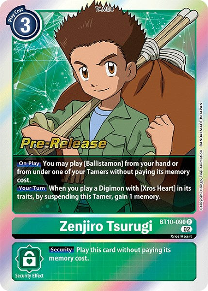 Zenjiro Tsurugi [BT10-090] [Xros Encounter Pre-Release Cards] | Tables and Towers