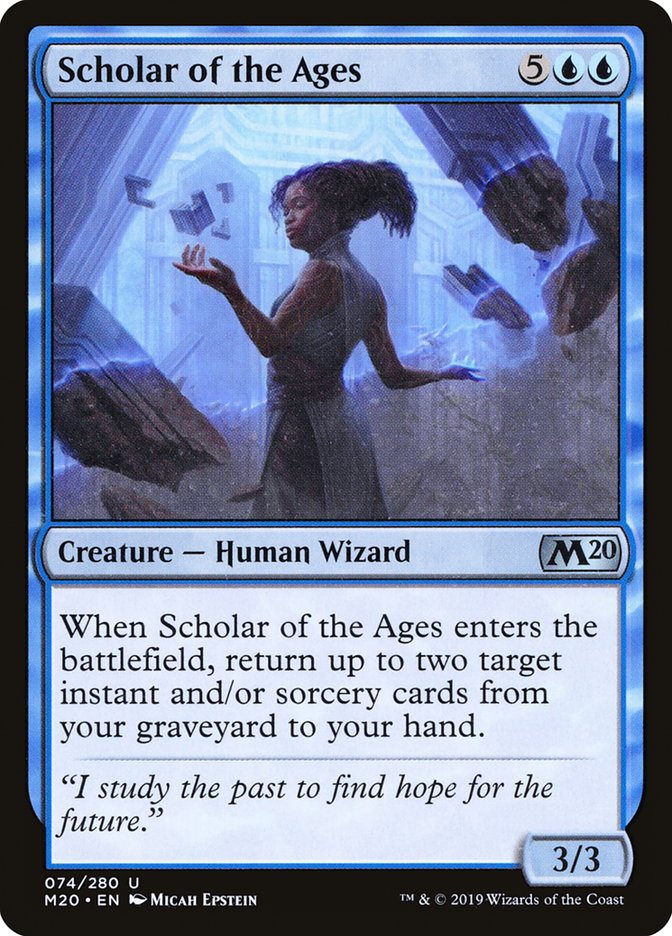 Scholar of the Ages [Core Set 2020] | Tables and Towers