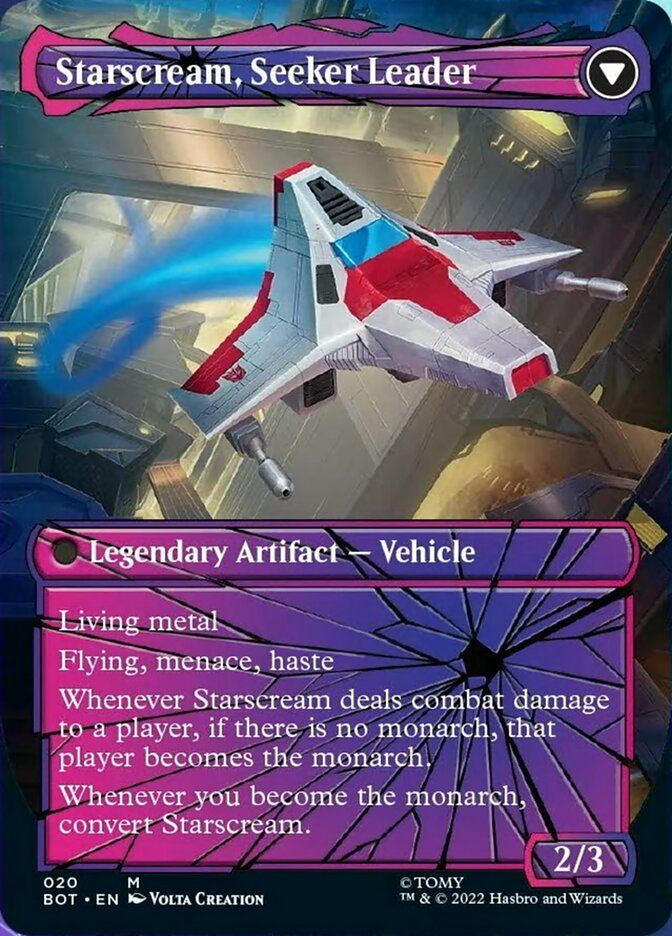 Starscream, Power Hungry // Starscream, Seeker Leader (Shattered Glass) [Transformers] | Tables and Towers